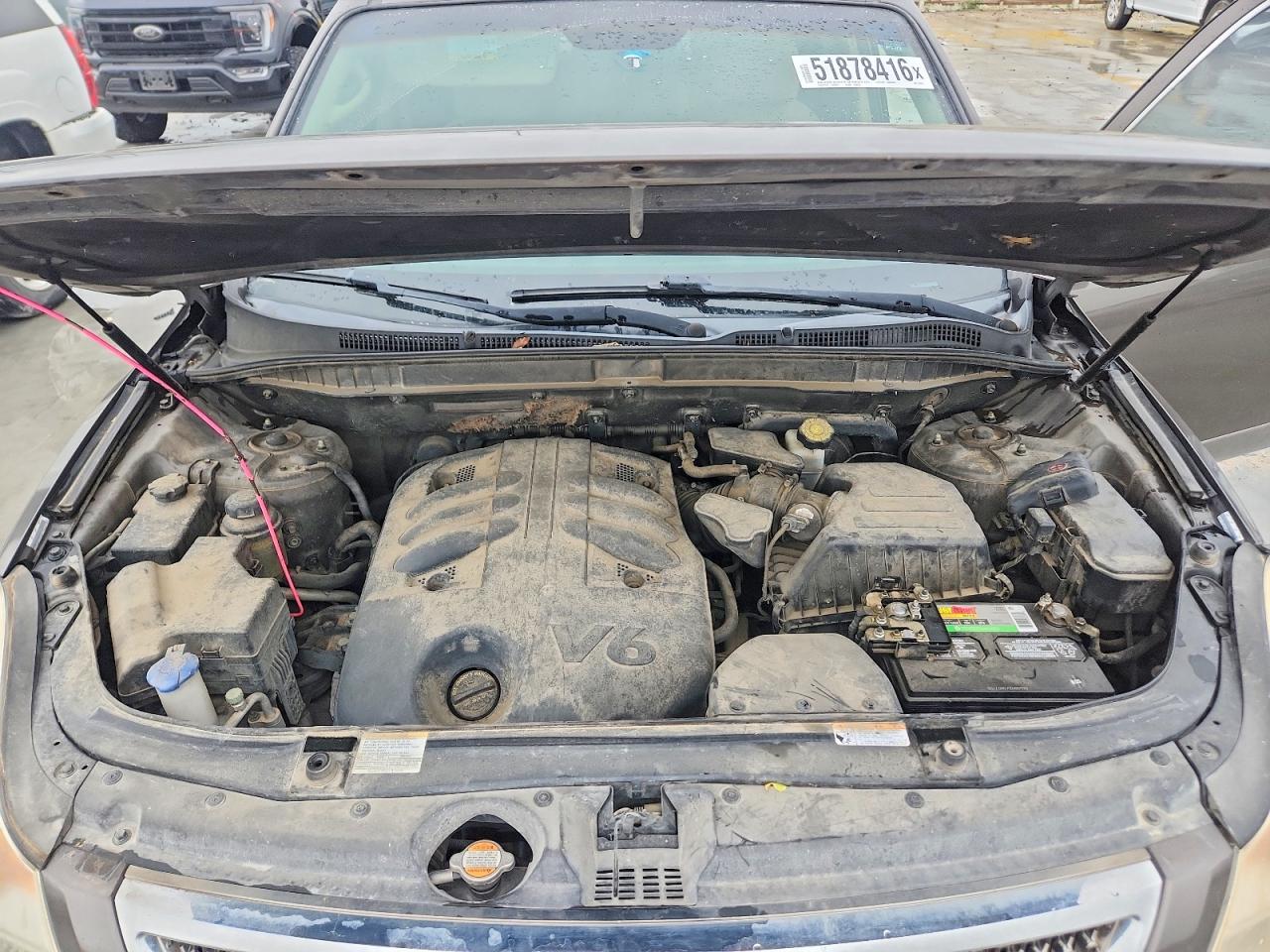 2008 Hyundai Veracruz Gls Brown vin: KM8NU13CX8U072376