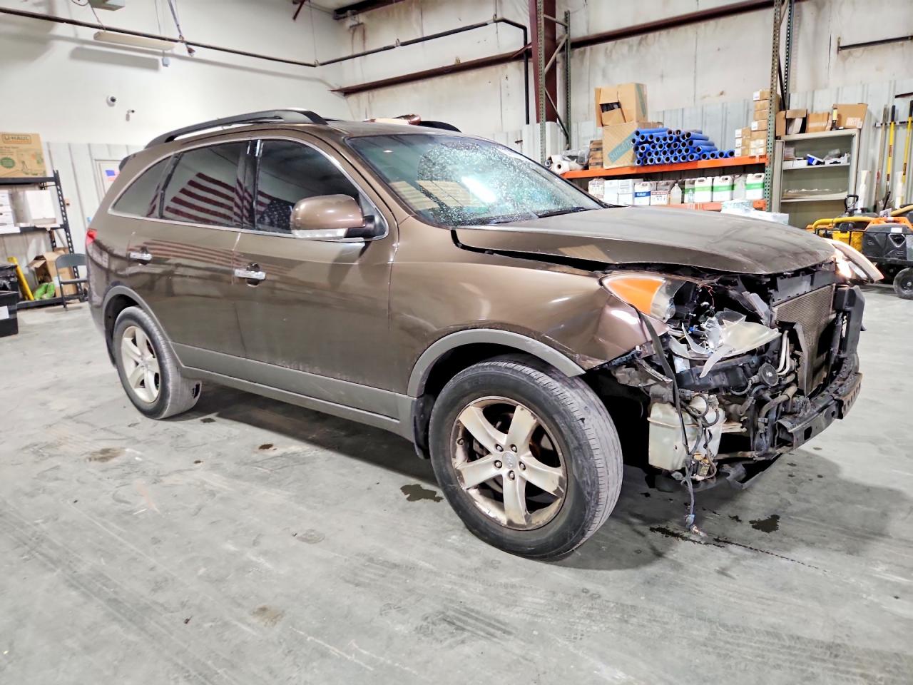 2010 Hyundai Veracruz Limited Brown vin: KM8NU4CC0AU134844