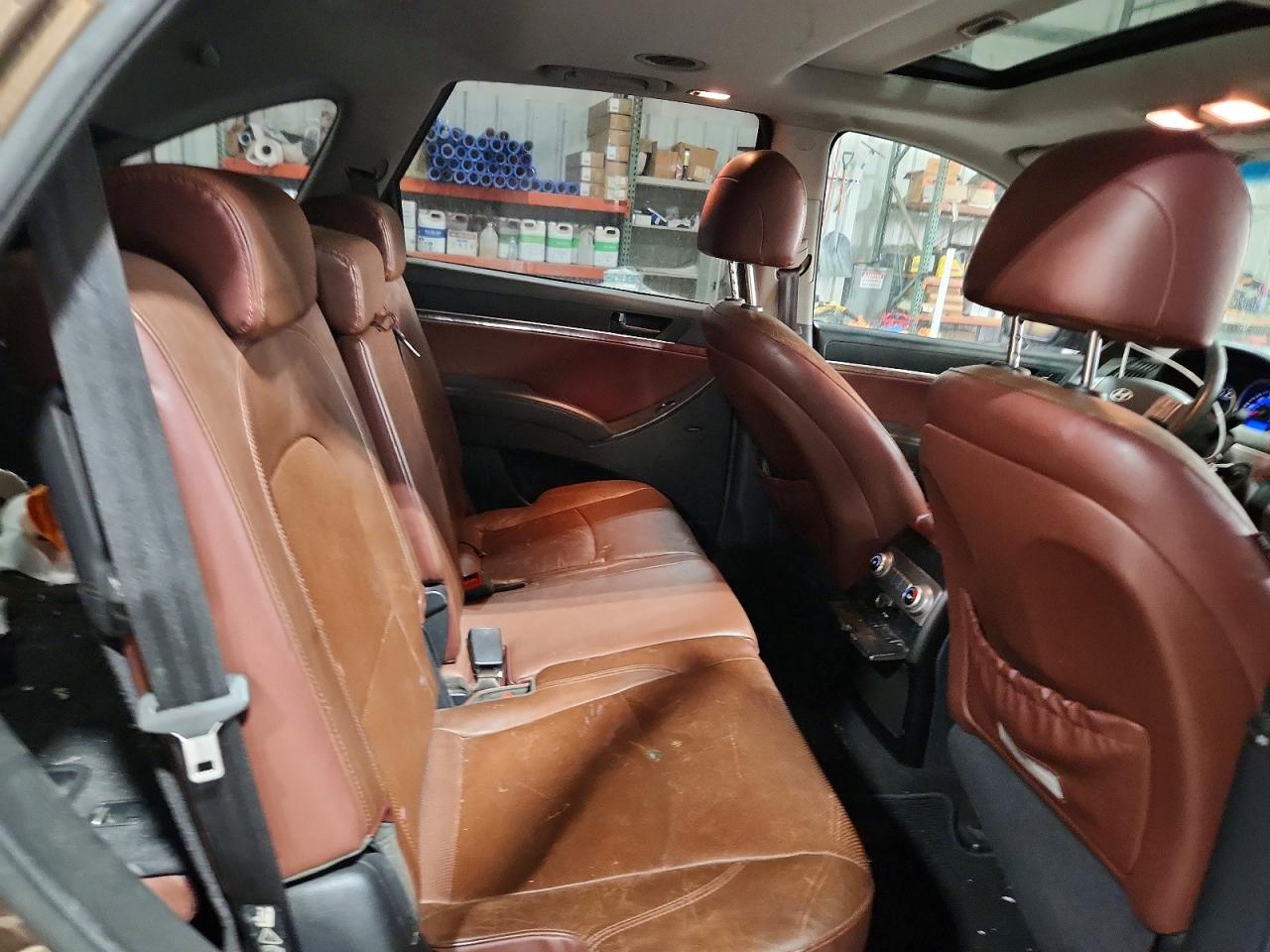 2010 Hyundai Veracruz Limited Brown vin: KM8NU4CC0AU134844