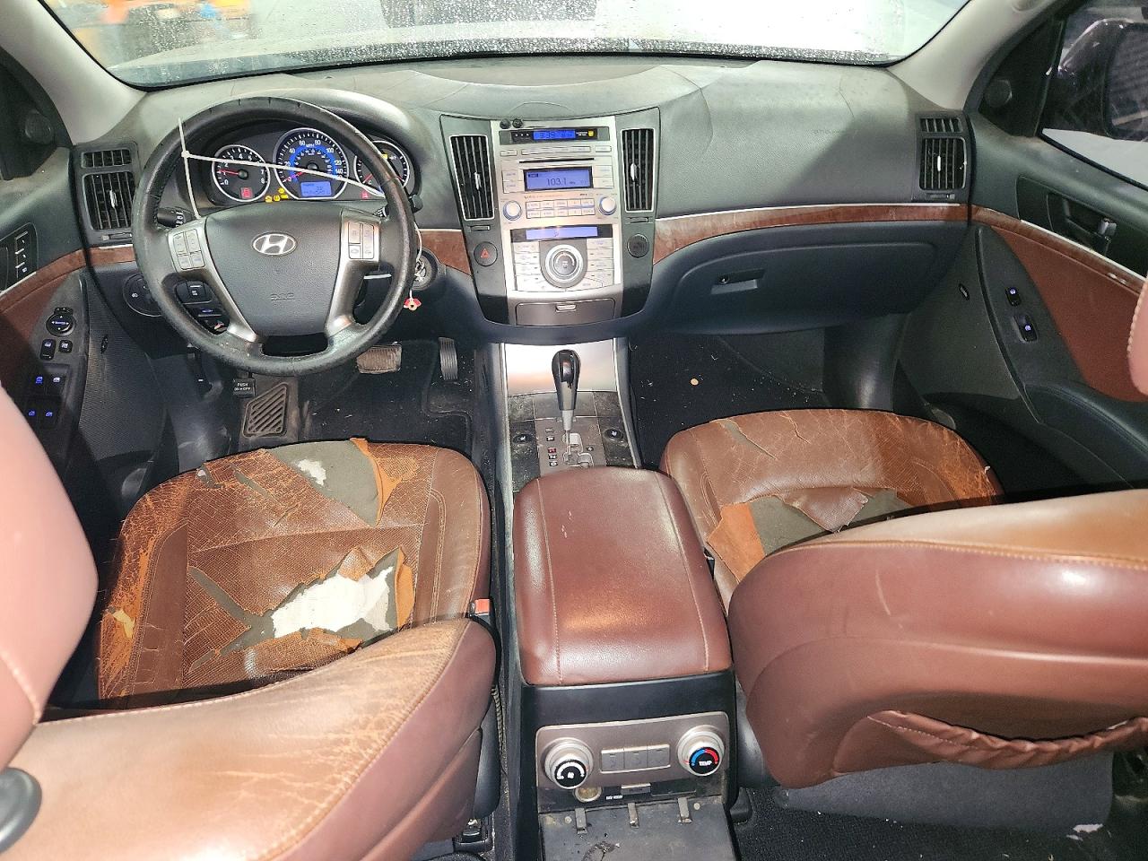 2010 Hyundai Veracruz Limited Brown vin: KM8NU4CC0AU134844