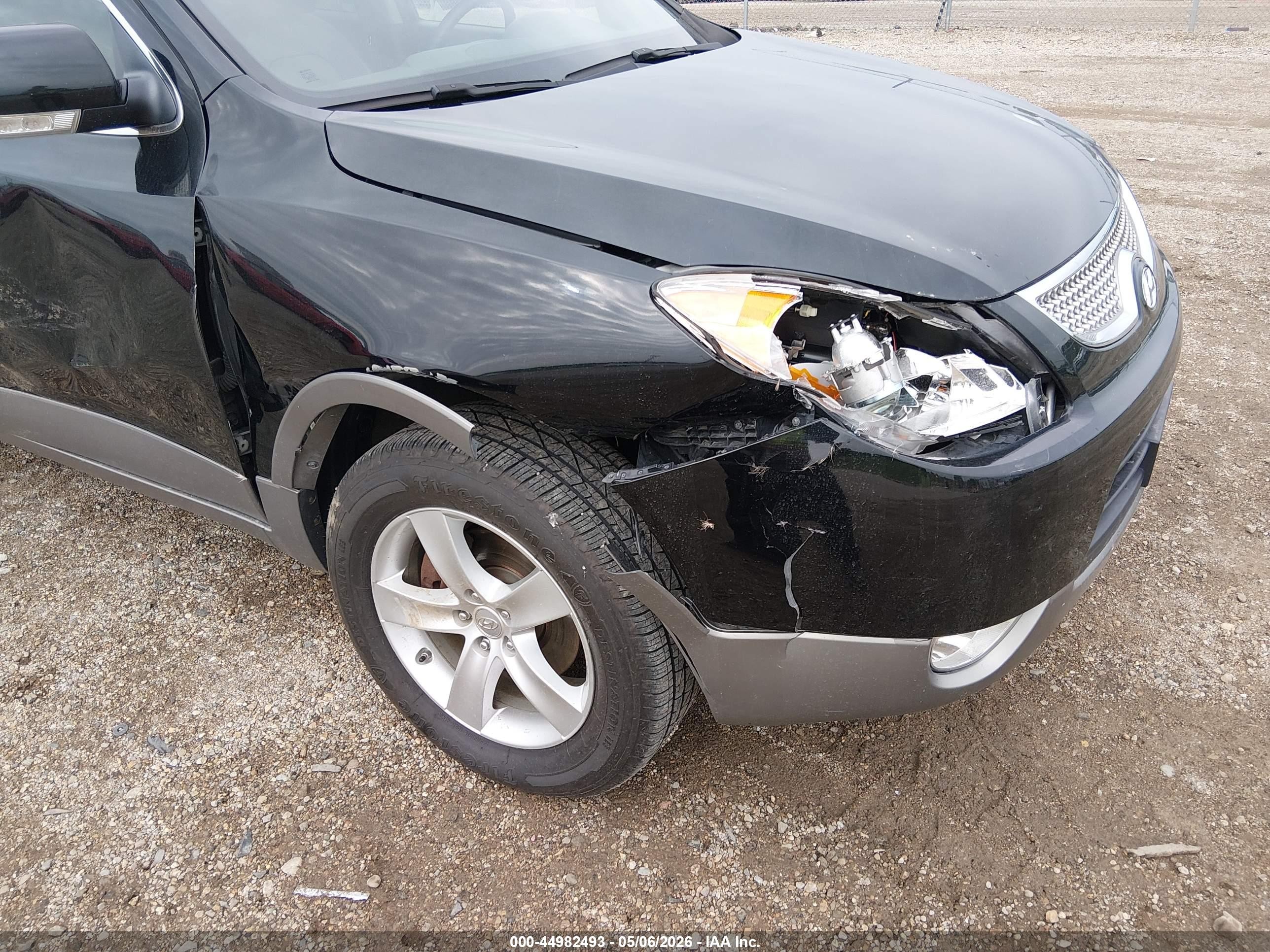 2011 Hyundai Veracruz Limited Black vin: KM8NU4CC0BU163780