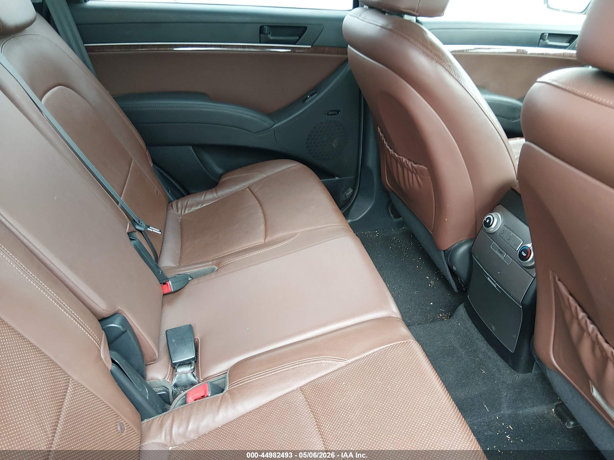 2011 Hyundai Veracruz Limited Black vin: KM8NU4CC0BU163780
