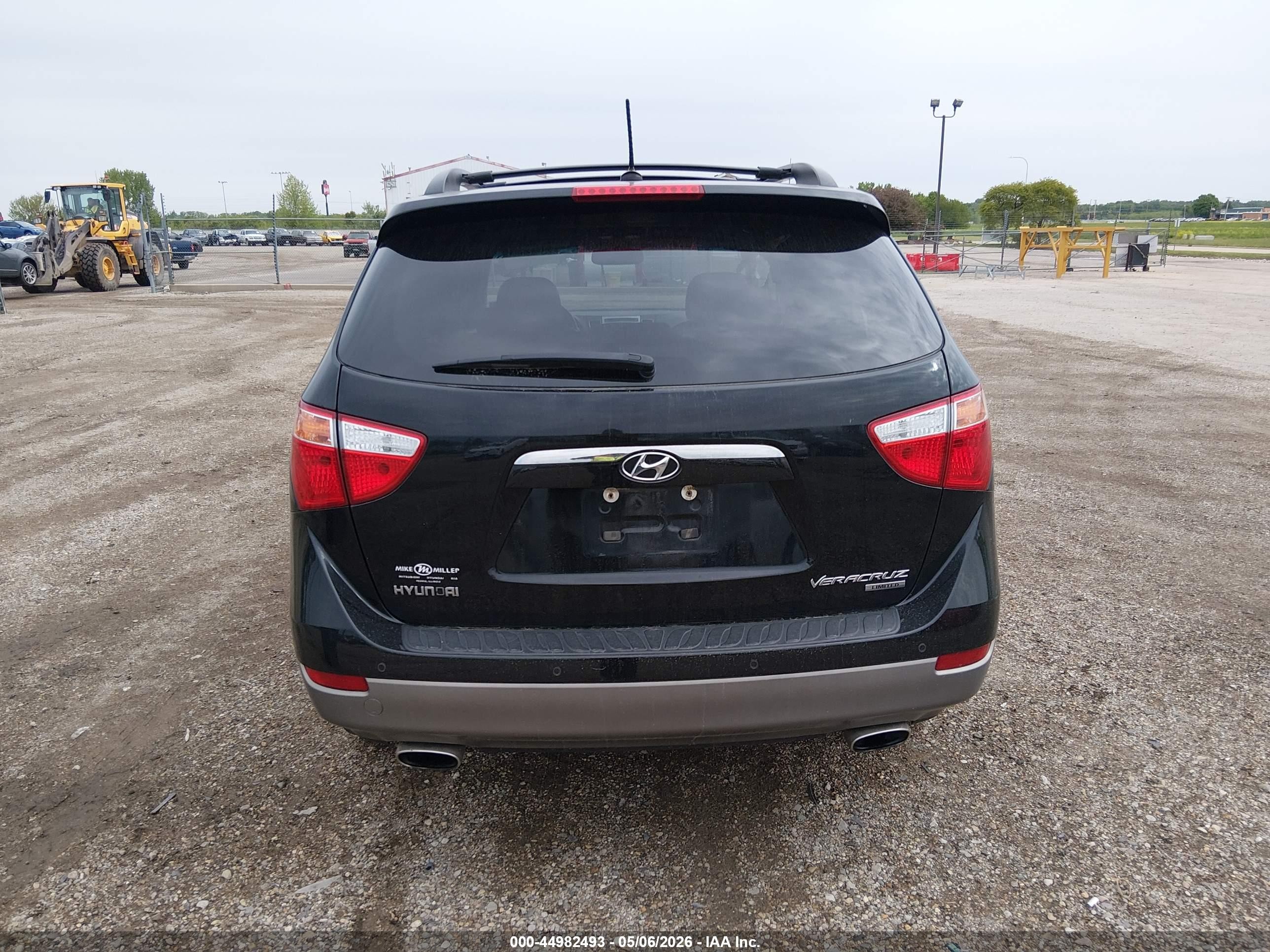 2011 Hyundai Veracruz Limited Black vin: KM8NU4CC0BU163780
