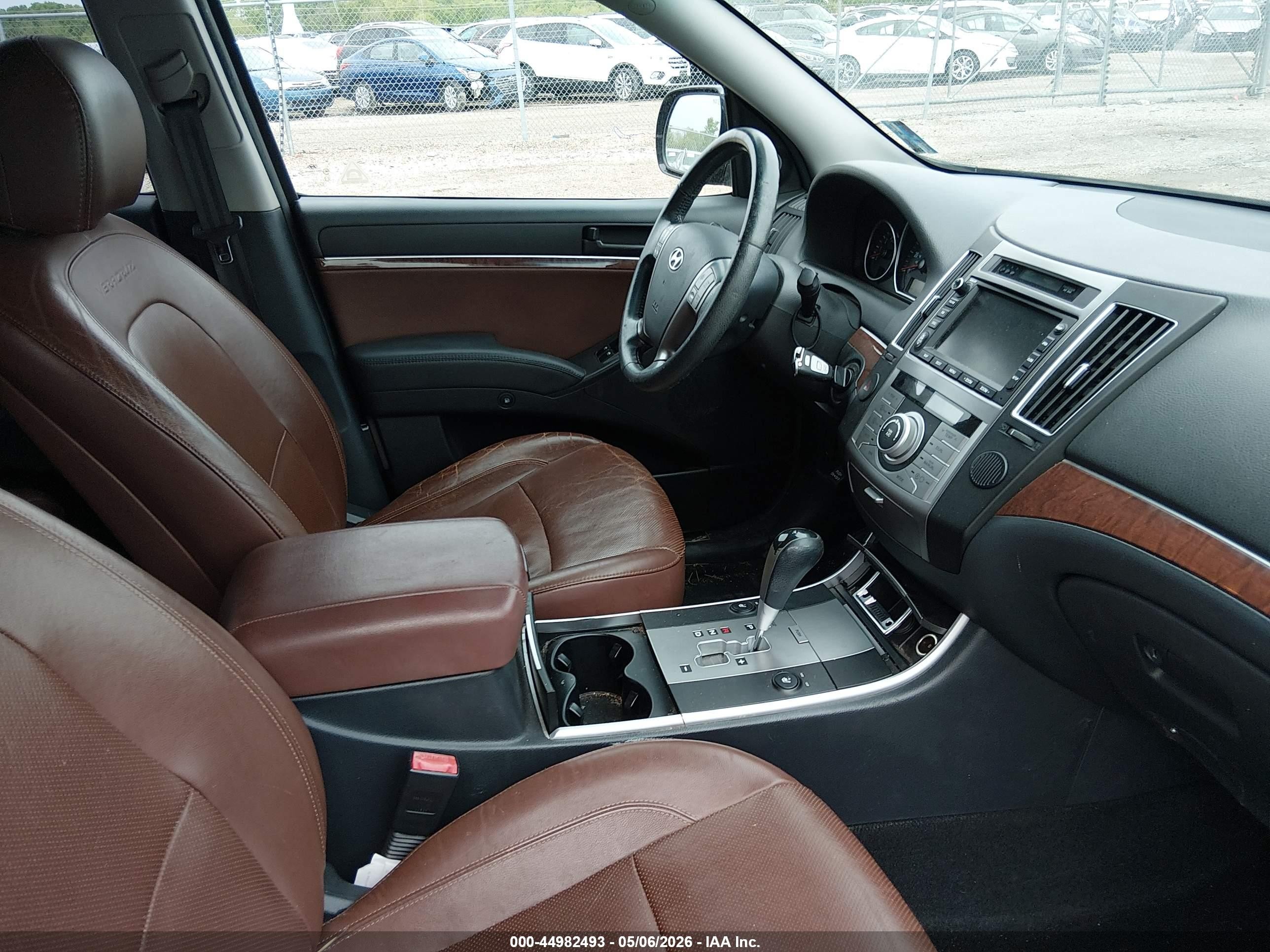 2011 Hyundai Veracruz Limited Black vin: KM8NU4CC0BU163780