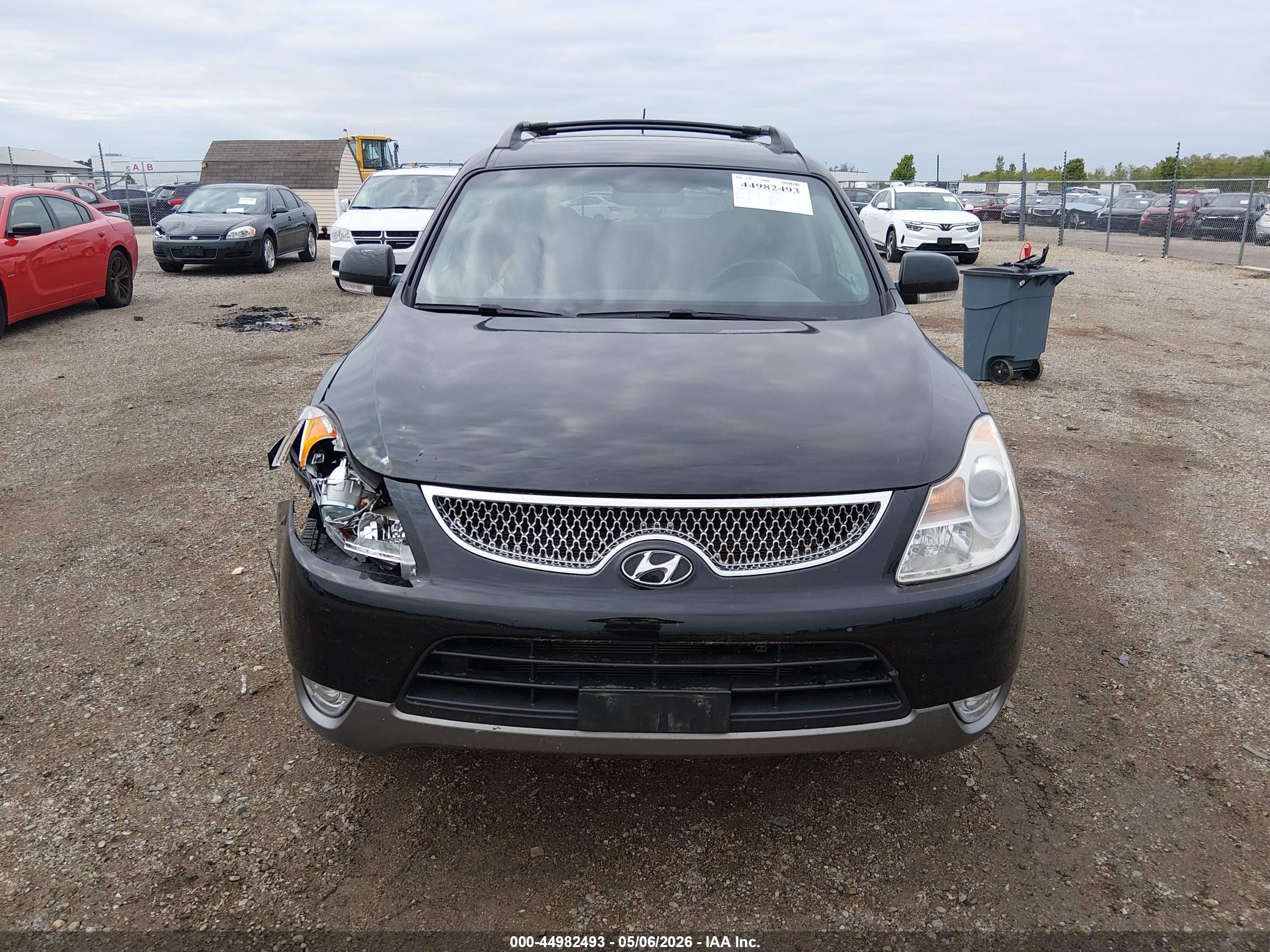 2011 Hyundai Veracruz Limited Black vin: KM8NU4CC0BU163780