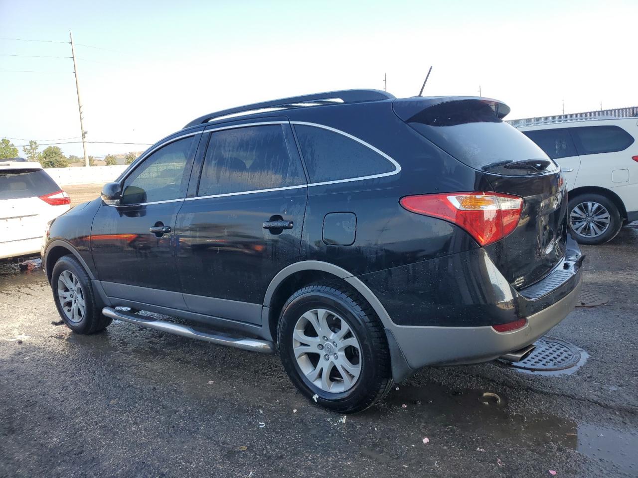2011 Hyundai Veracruz Gls Black vin: KM8NU4CC0BU166811