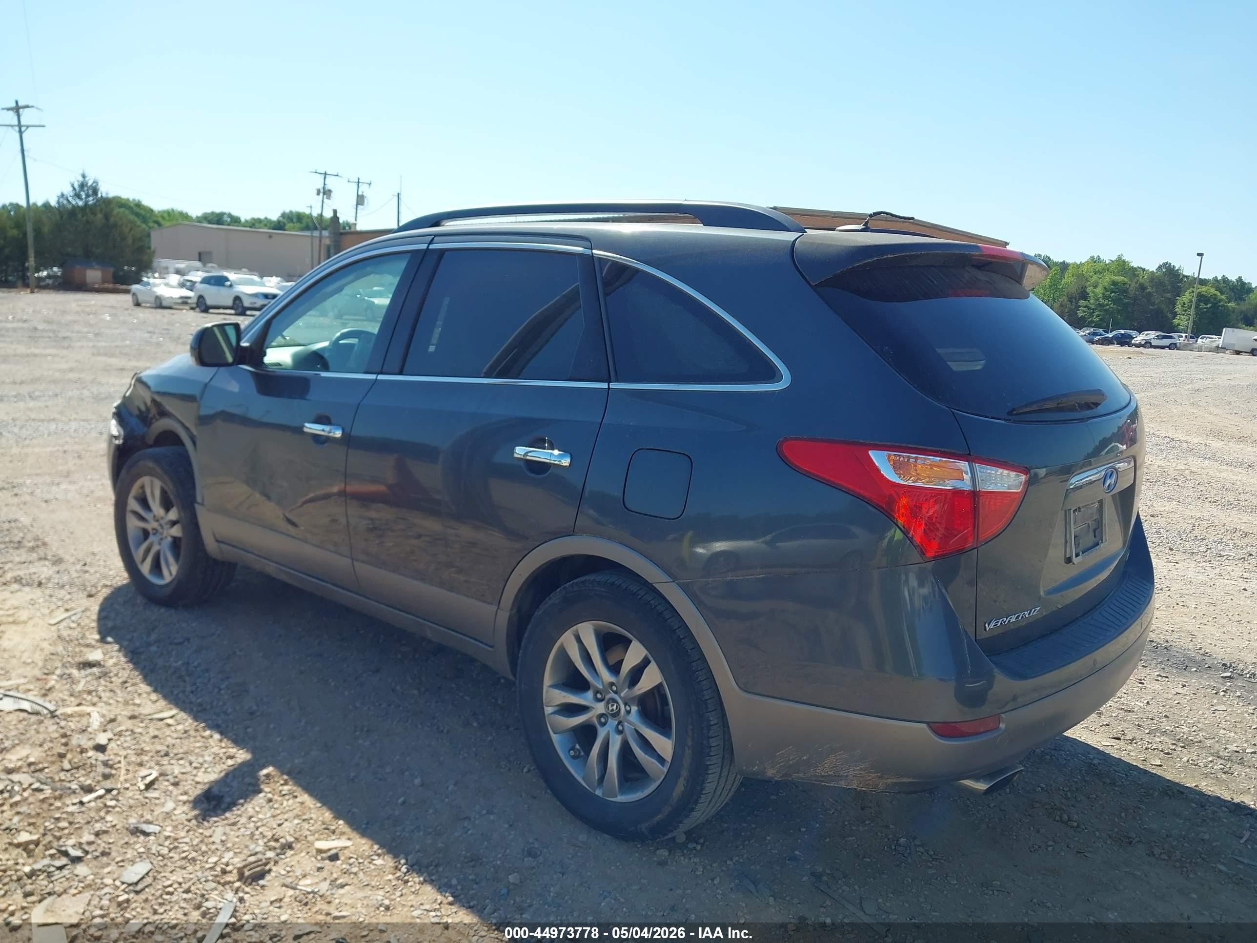 2012 Hyundai Veracruz Limited Gray vin: KM8NU4CC0CU203809