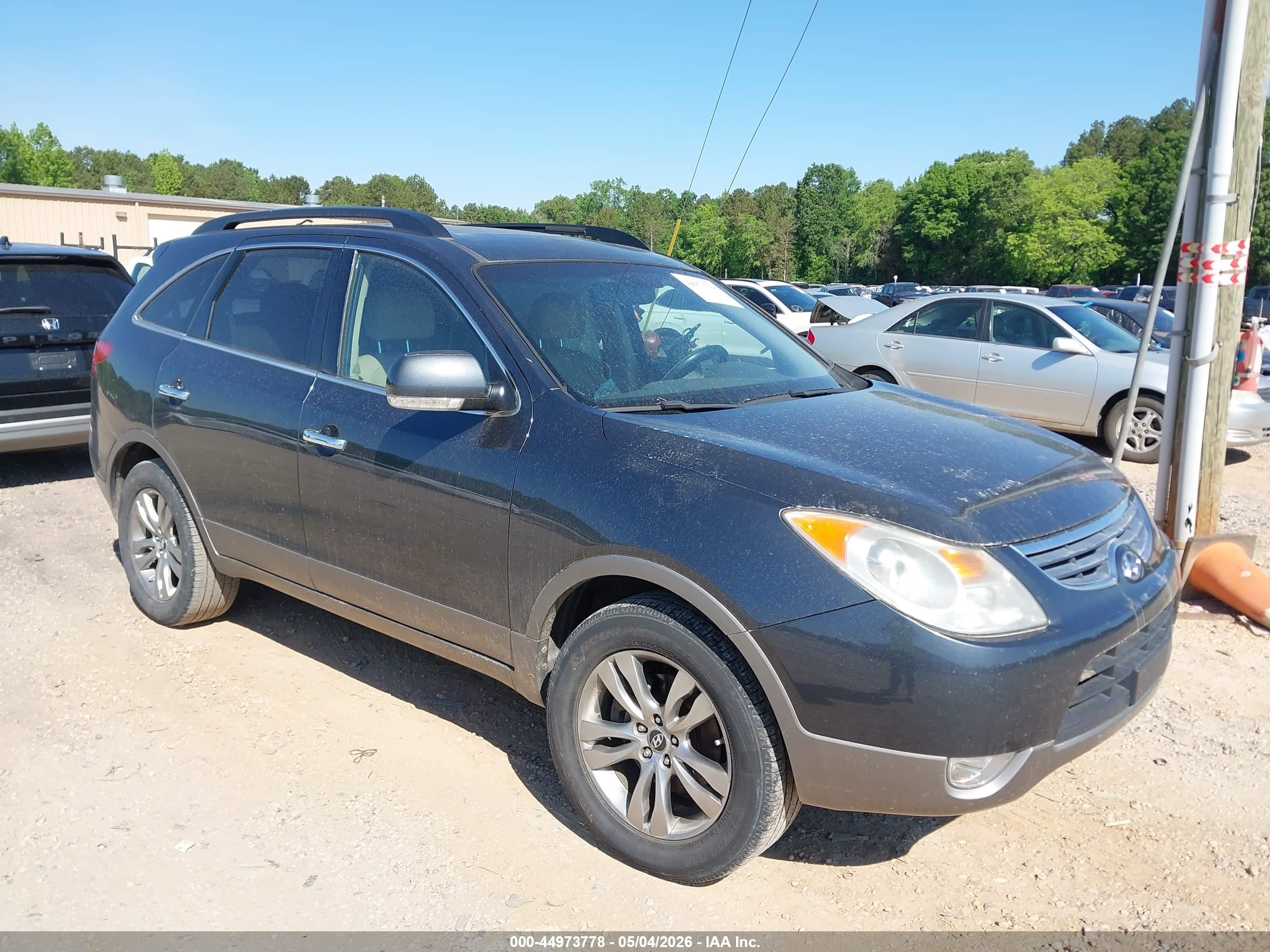 2012 Hyundai Veracruz Limited Gray vin: KM8NU4CC0CU203809