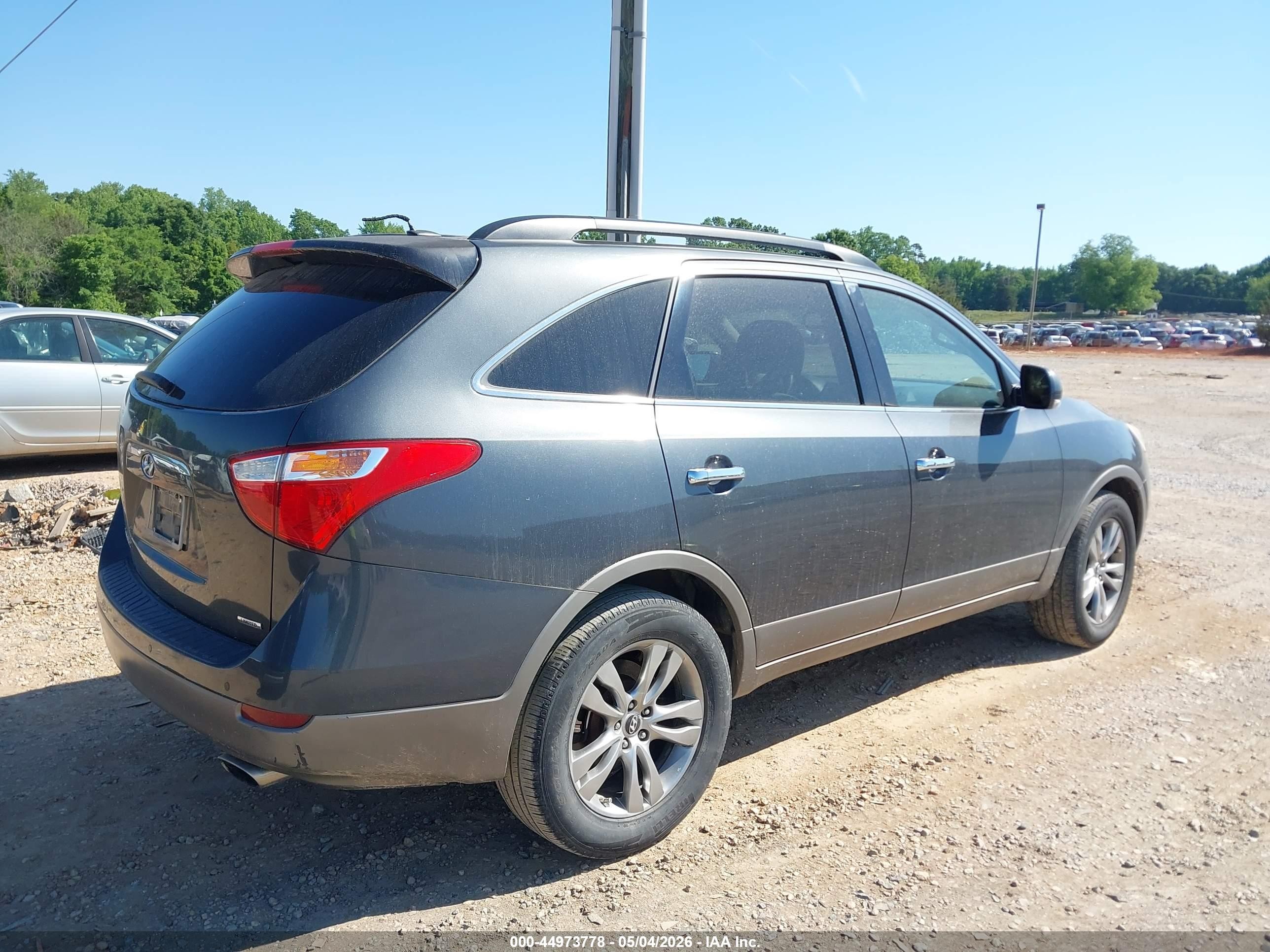 2012 Hyundai Veracruz Limited Gray vin: KM8NU4CC0CU203809