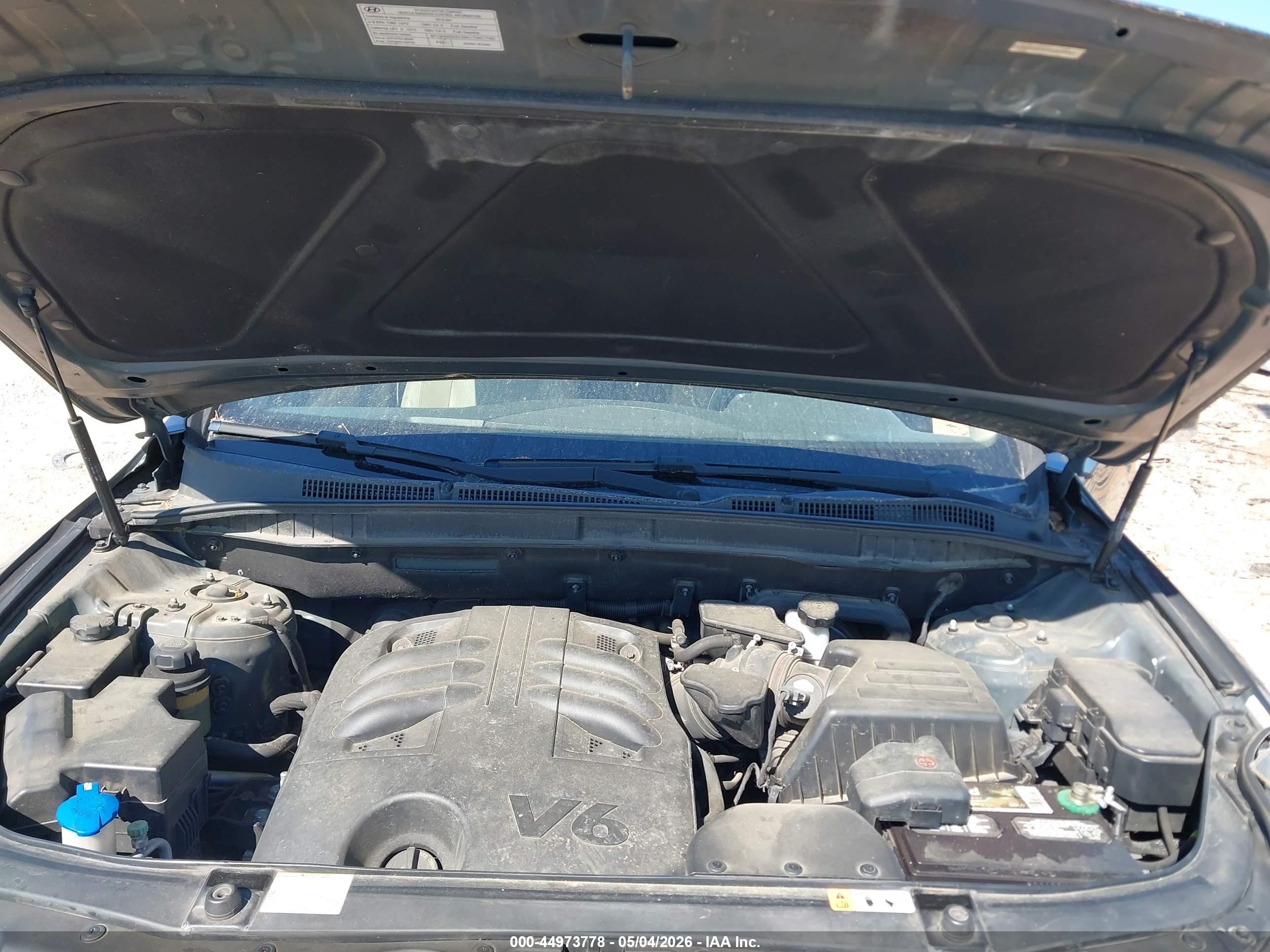 2012 Hyundai Veracruz Limited Gray vin: KM8NU4CC0CU203809