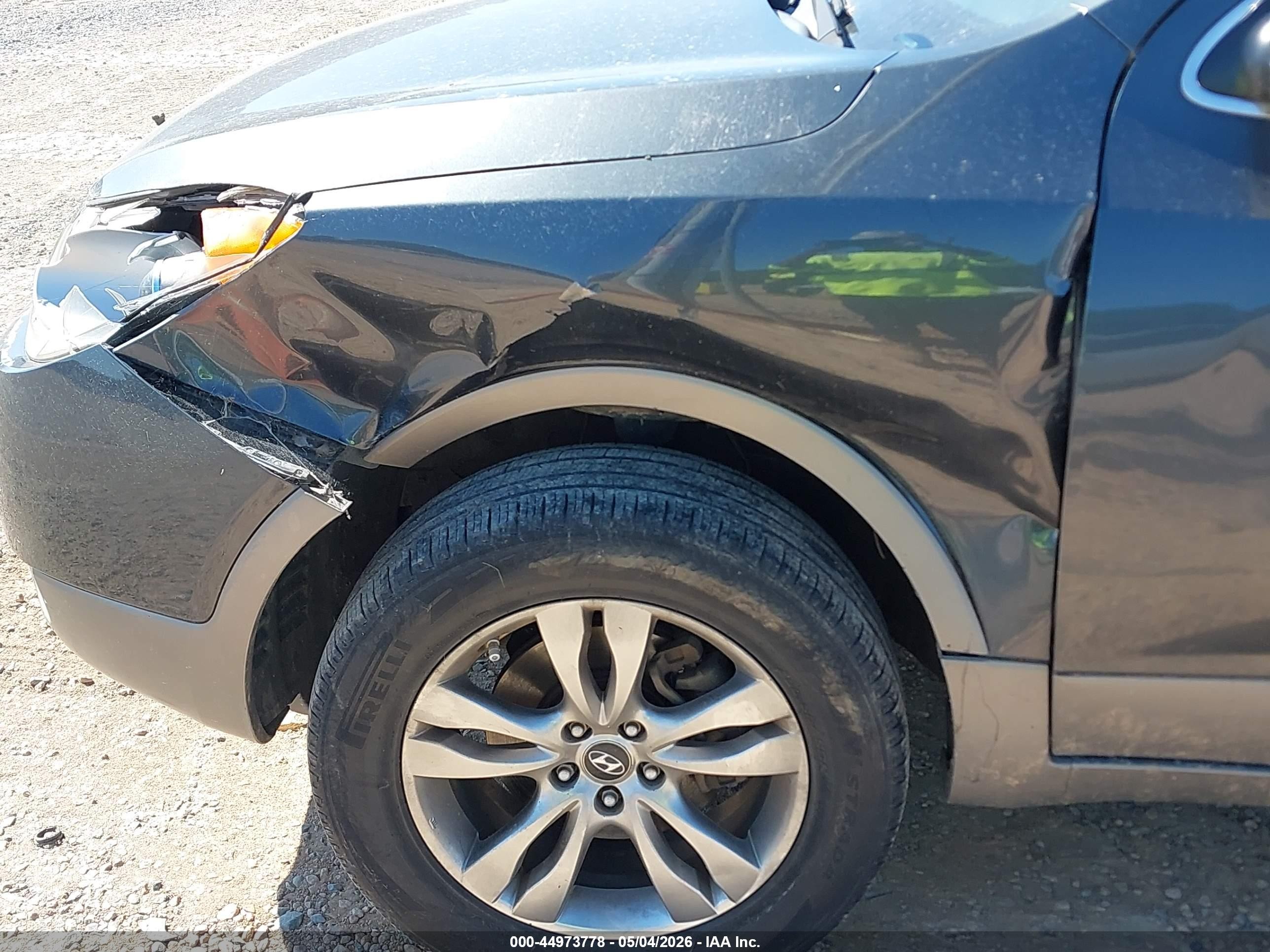 2012 Hyundai Veracruz Limited Gray vin: KM8NU4CC0CU203809