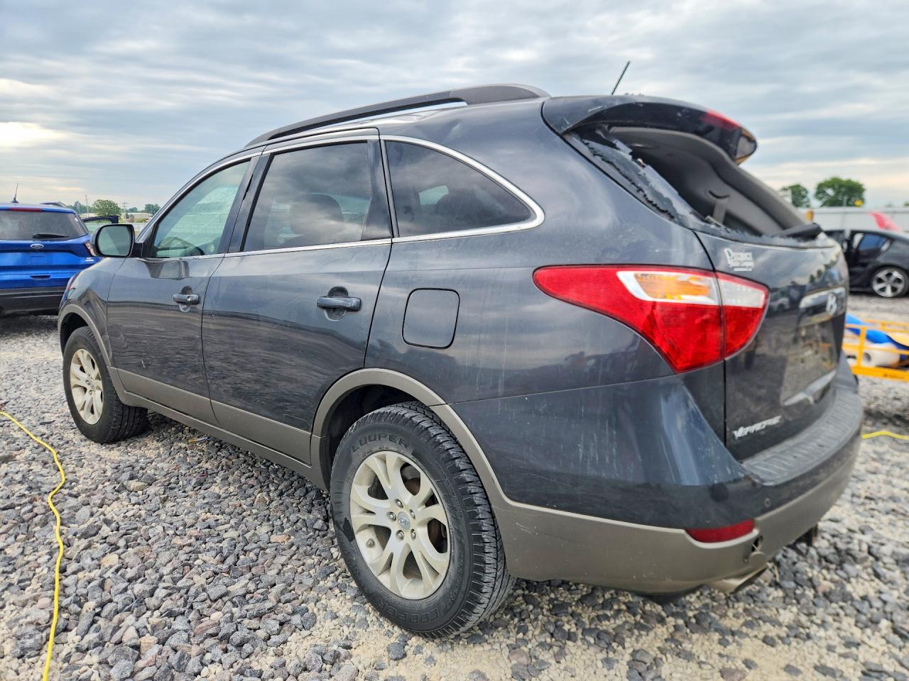 2012 Hyundai Veracruz Gls Gray vin: KM8NU4CC0CU204510