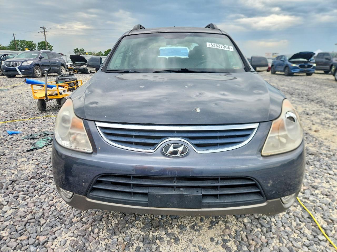 2012 Hyundai Veracruz Gls Gray vin: KM8NU4CC0CU204510