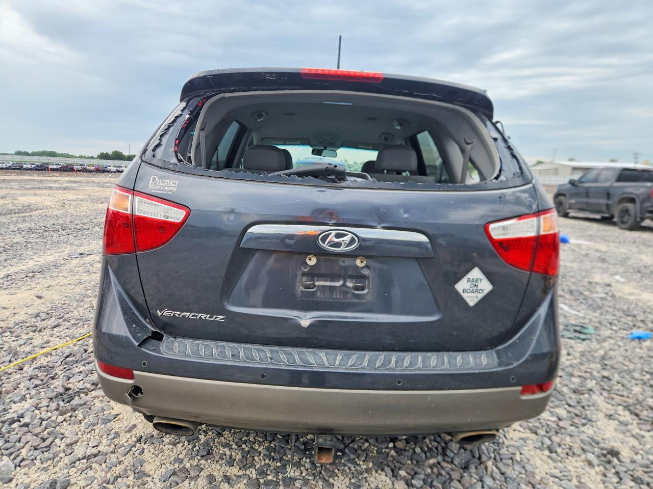 2012 Hyundai Veracruz Gls Gray vin: KM8NU4CC0CU204510