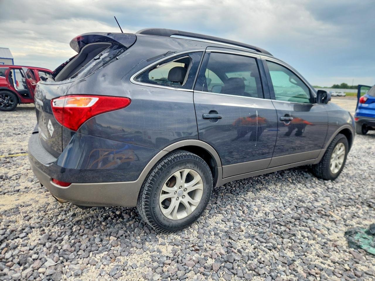 2012 Hyundai Veracruz Gls Gray vin: KM8NU4CC0CU204510