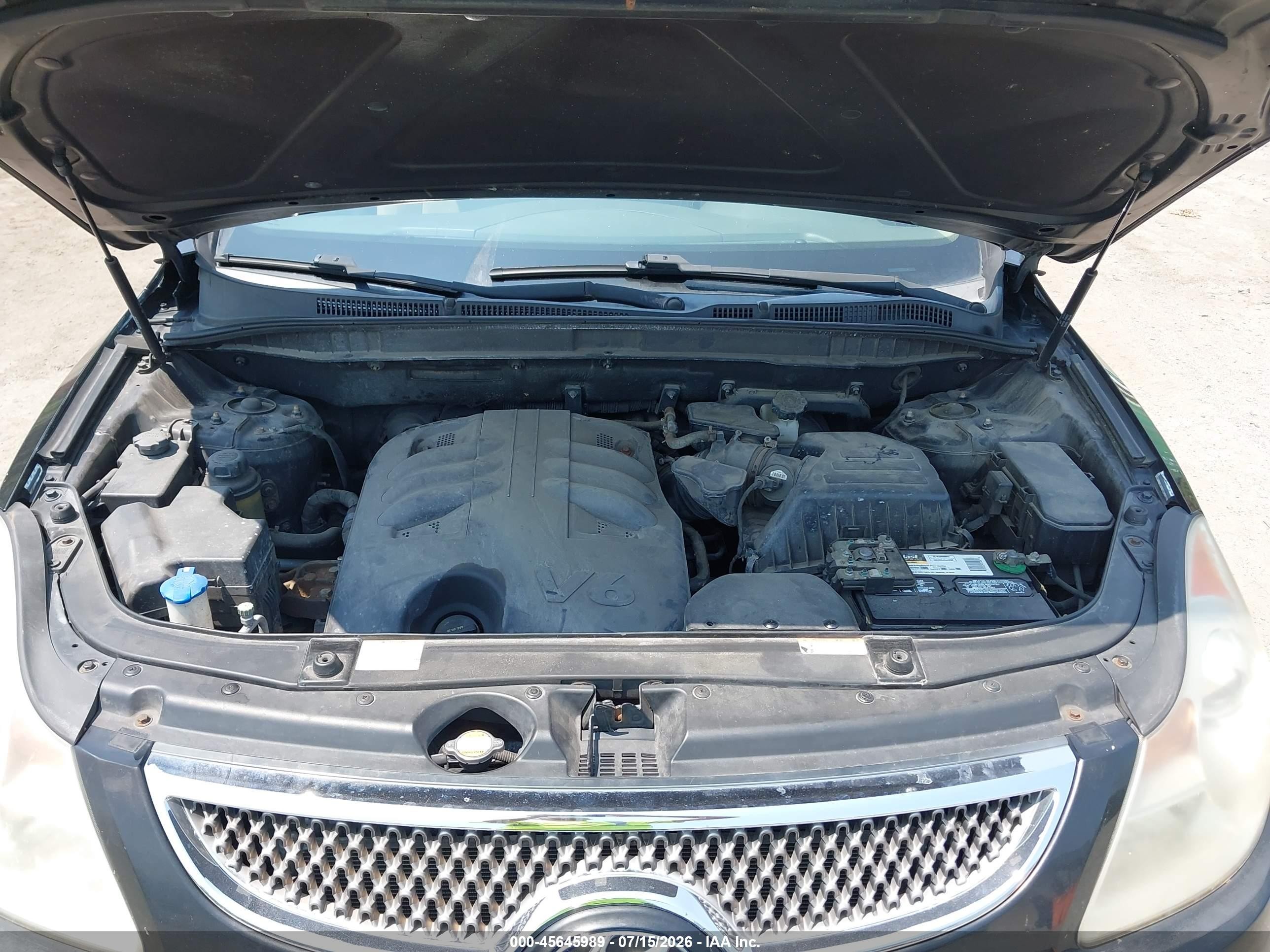 2010 Hyundai Veracruz Limited Black vin: KM8NU4CC1AU135761