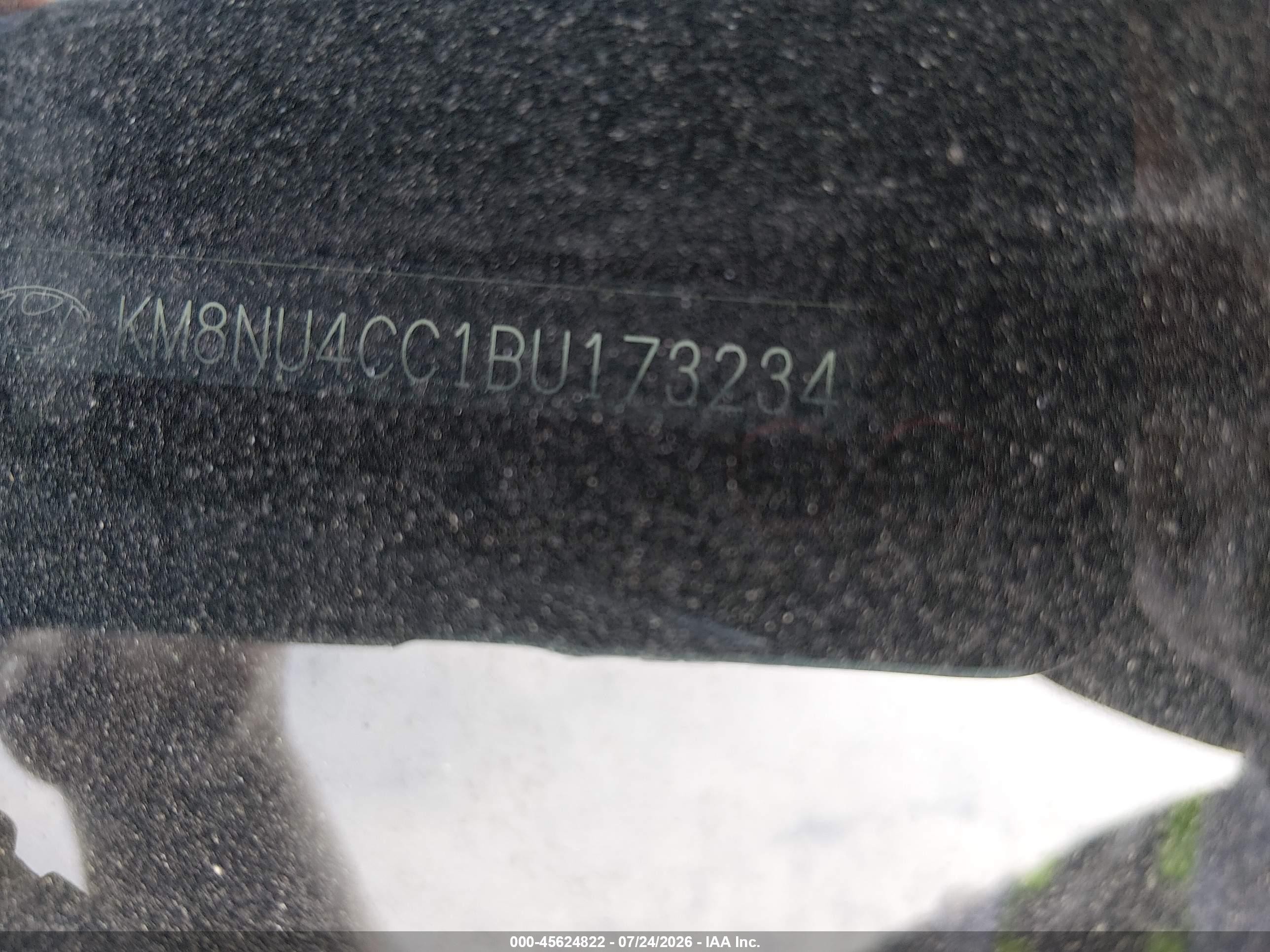 2011 Hyundai Veracruz Gls Blue vin: KM8NU4CC1BU173234