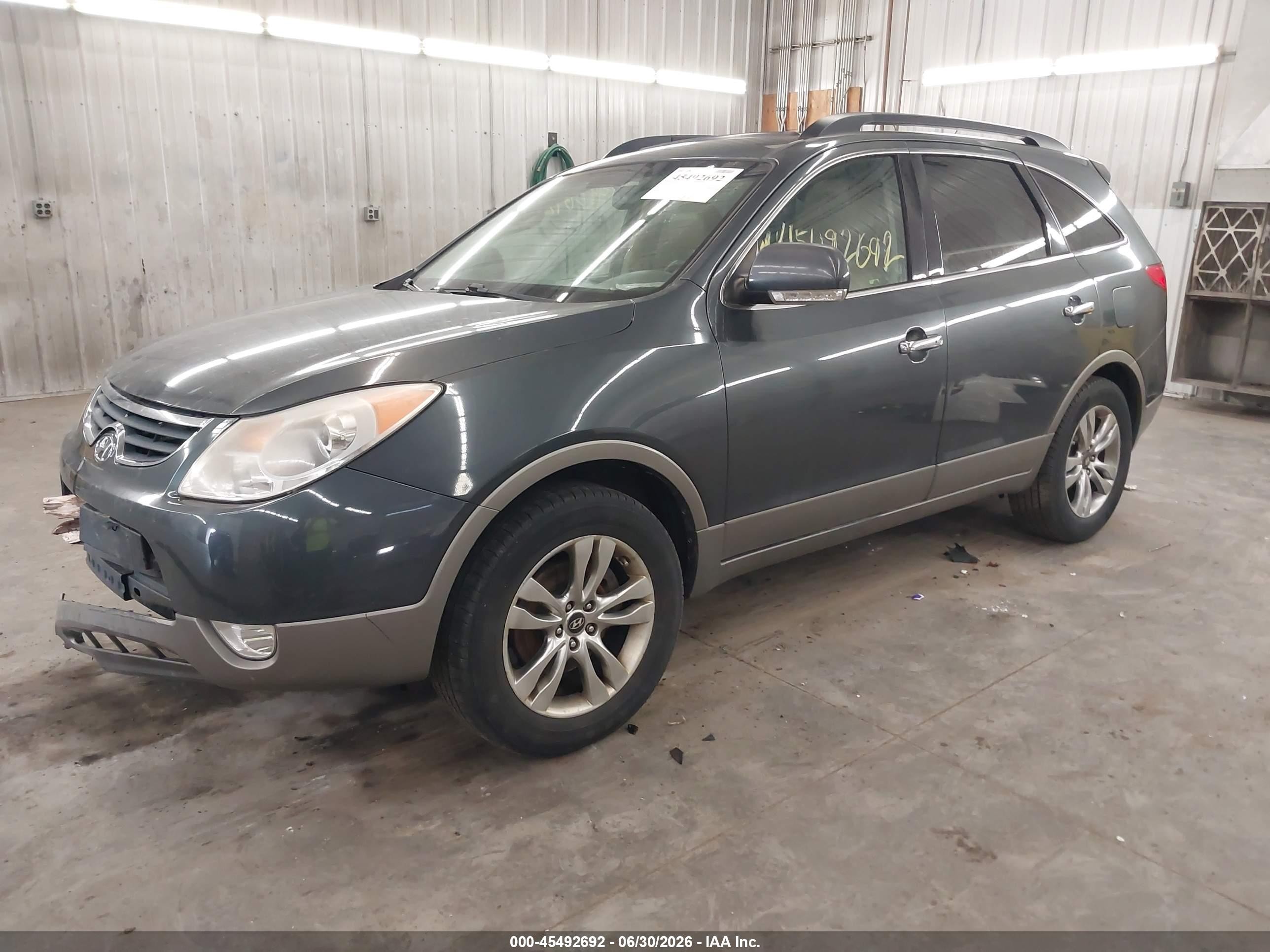 2012 Hyundai Veracruz Limited Pewter vin: KM8NU4CC2CU193493