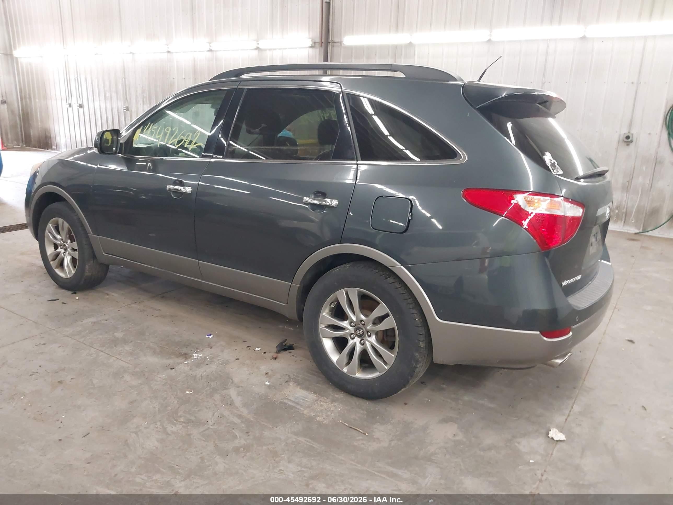 2012 Hyundai Veracruz Limited Pewter vin: KM8NU4CC2CU193493