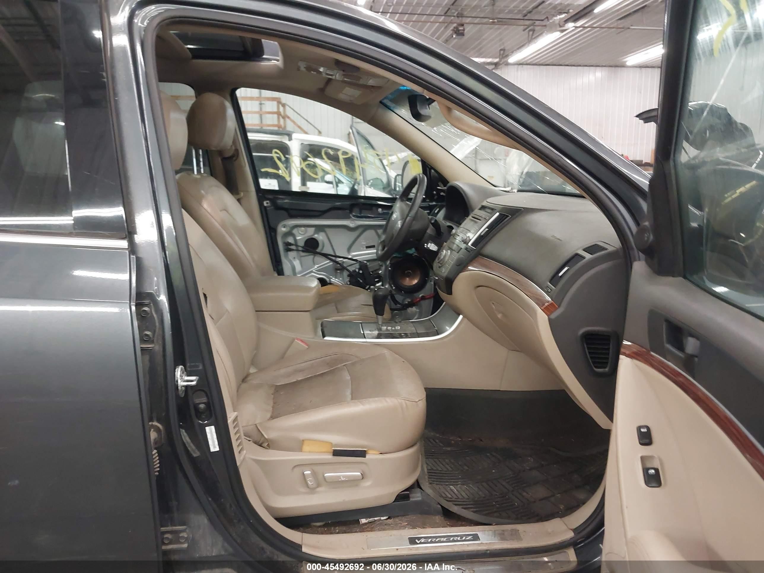 2012 Hyundai Veracruz Limited Pewter vin: KM8NU4CC2CU193493