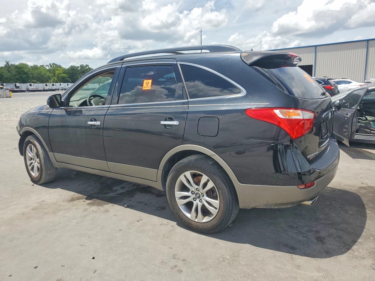 2012 Hyundai Veracruz Limited Black vin: KM8NU4CC3CU183698