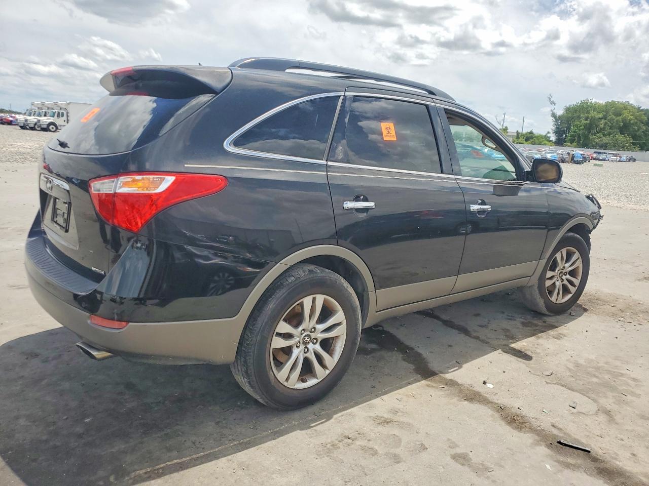 2012 Hyundai Veracruz Limited Black vin: KM8NU4CC3CU183698