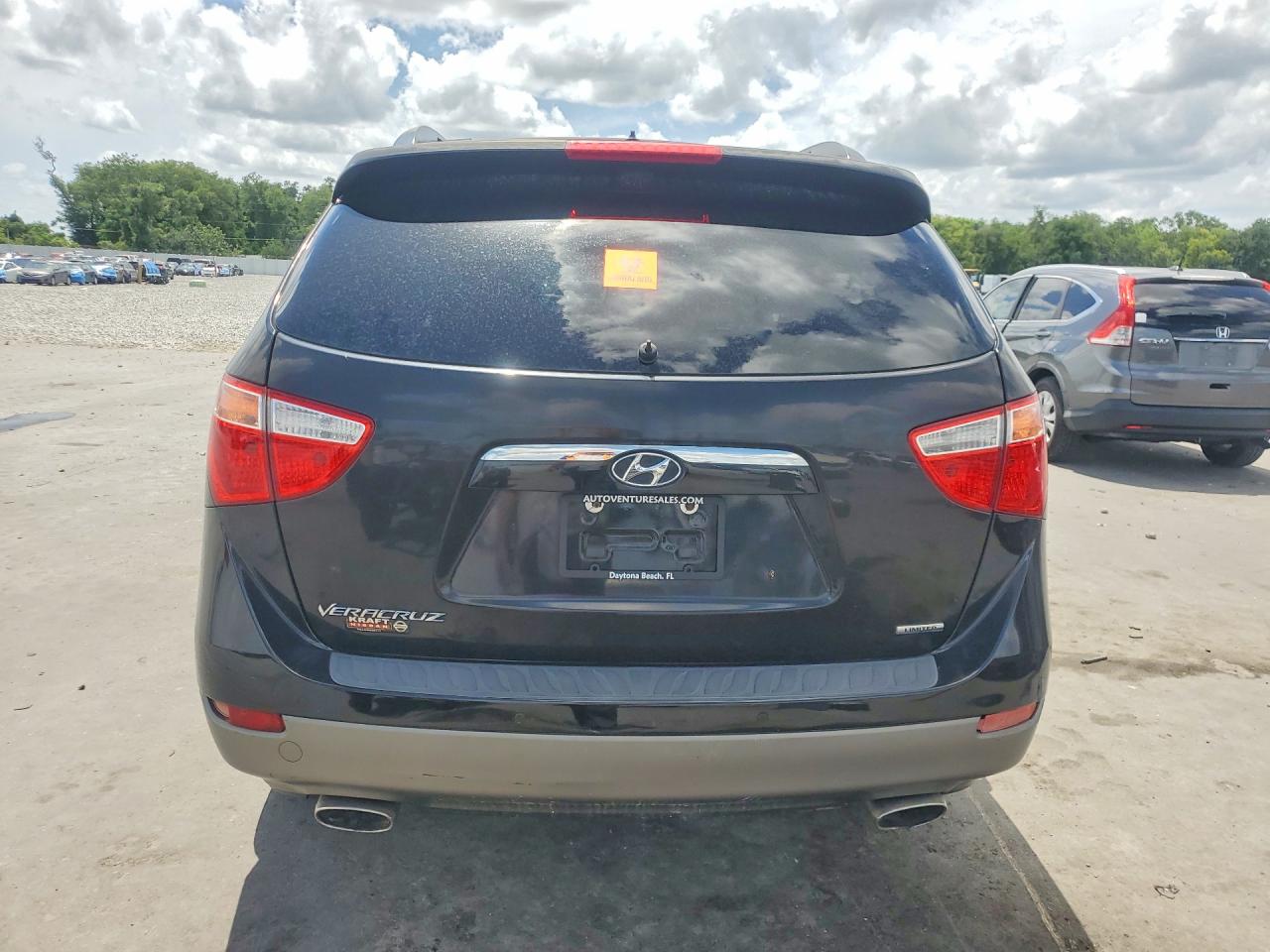 2012 Hyundai Veracruz Limited Black vin: KM8NU4CC3CU183698