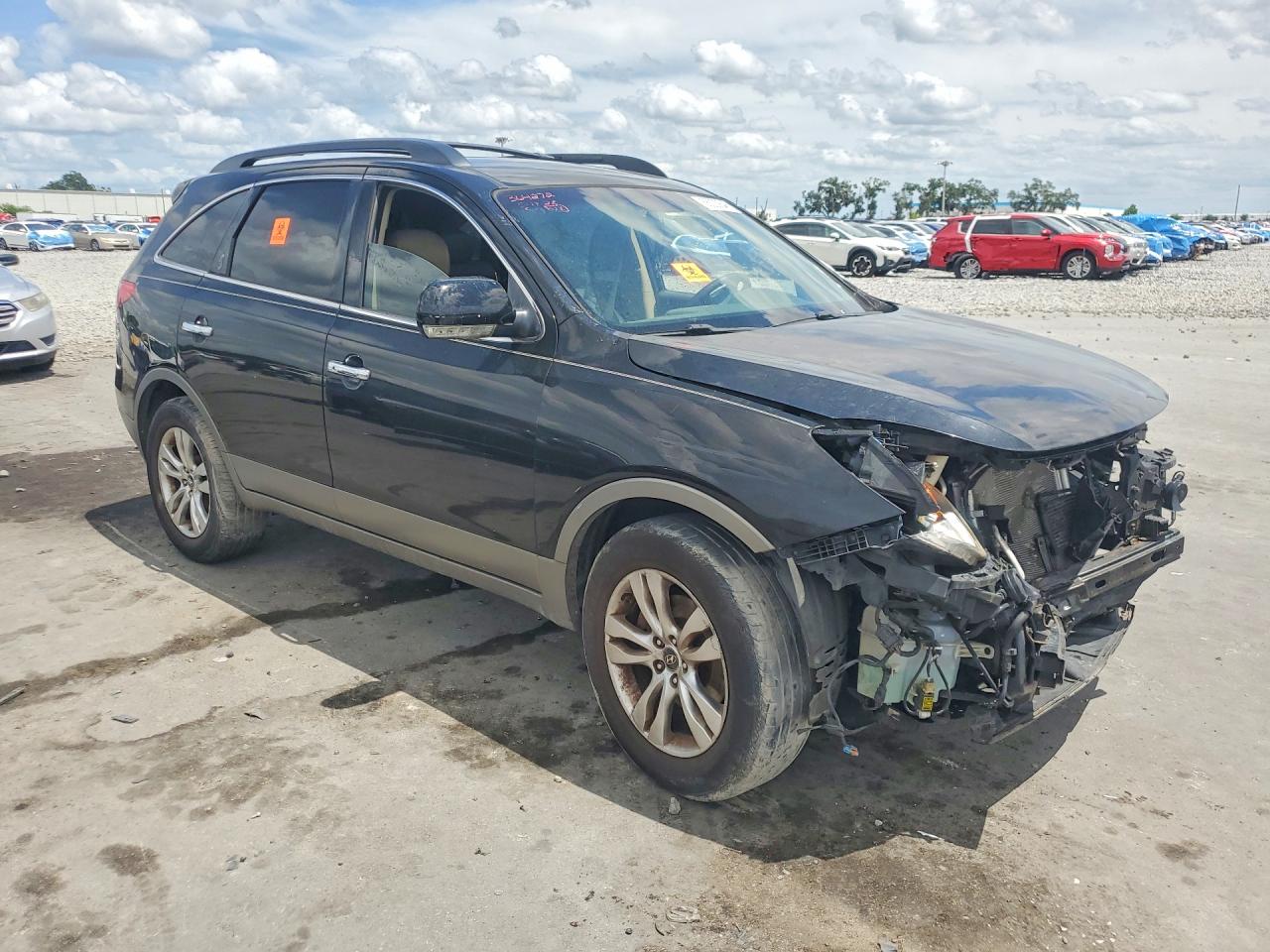 2012 Hyundai Veracruz Limited Black vin: KM8NU4CC3CU183698