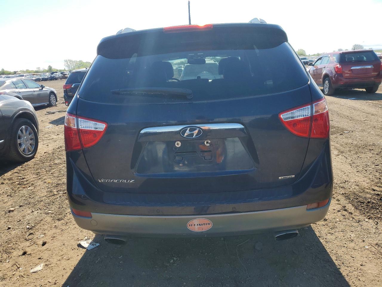 2012 Hyundai Veracruz Limited Black vin: KM8NU4CC3CU188626