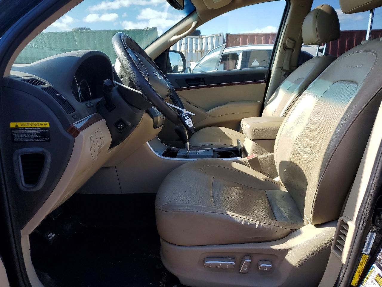 2012 Hyundai Veracruz Limited Black vin: KM8NU4CC3CU188626