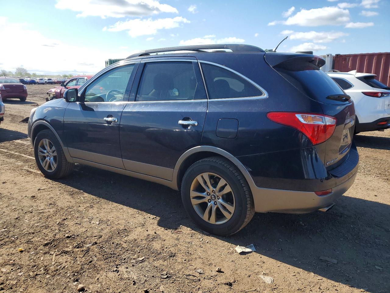 2012 Hyundai Veracruz Limited Black vin: KM8NU4CC3CU188626