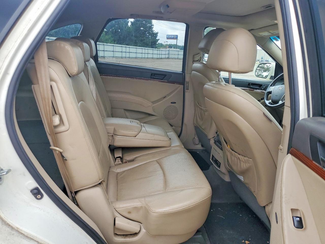 2010 Hyundai Veracruz Limited White vin: KM8NU4CC4AU104844