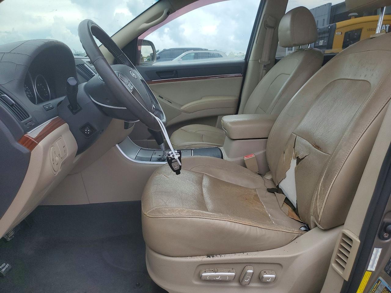 2010 Hyundai Veracruz Limited Золотой vin: KM8NU4CC4AU122177