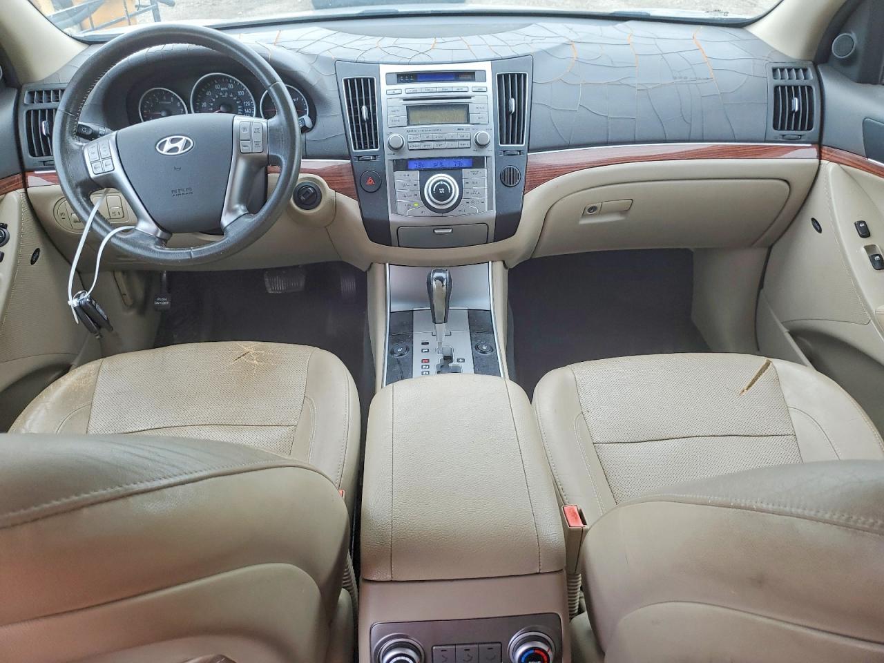 2010 Hyundai Veracruz Limited Золотой vin: KM8NU4CC4AU122177