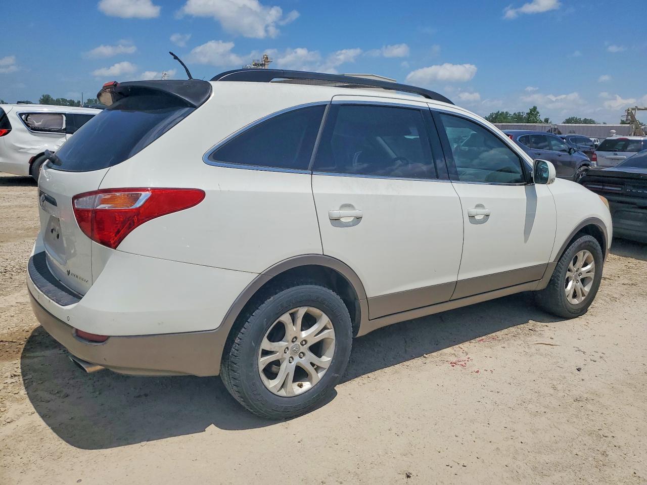2011 Hyundai Veracruz Gls White vin: KM8NU4CC4BU140633