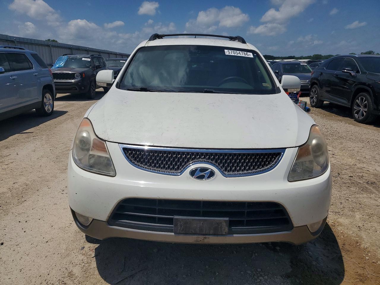 2011 Hyundai Veracruz Gls White vin: KM8NU4CC4BU140633
