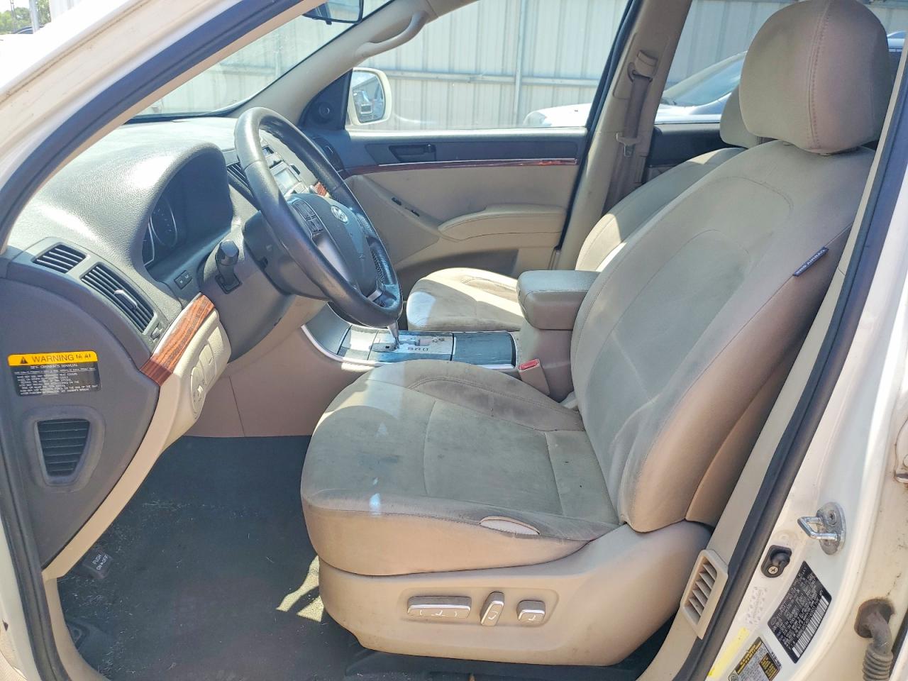 2011 Hyundai Veracruz Gls White vin: KM8NU4CC4BU140633