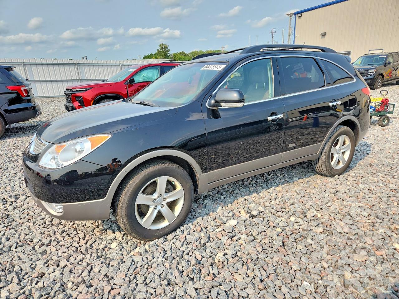 2011 Hyundai Veracruz Limited Black vin: KM8NU4CC4BU153446