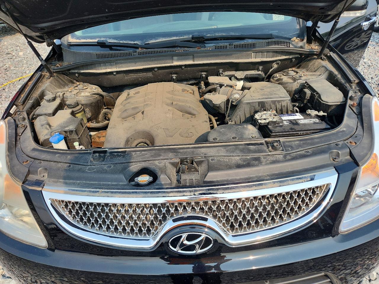 2011 Hyundai Veracruz Limited Black vin: KM8NU4CC4BU153446