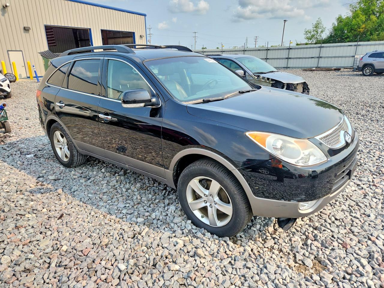 2011 Hyundai Veracruz Limited Black vin: KM8NU4CC4BU153446