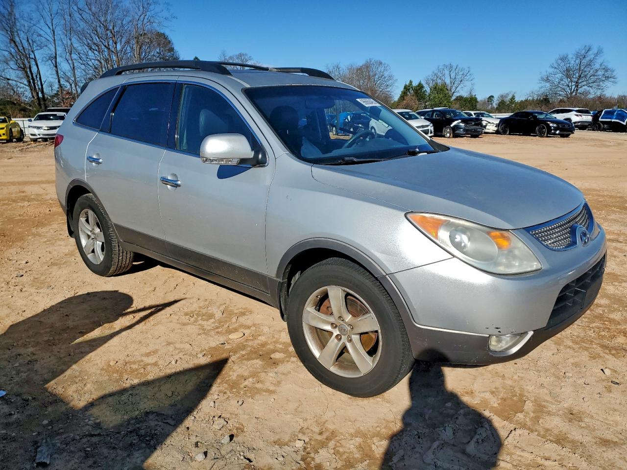 2011 Hyundai Veracruz Gls Silver vin: KM8NU4CC4BU156587