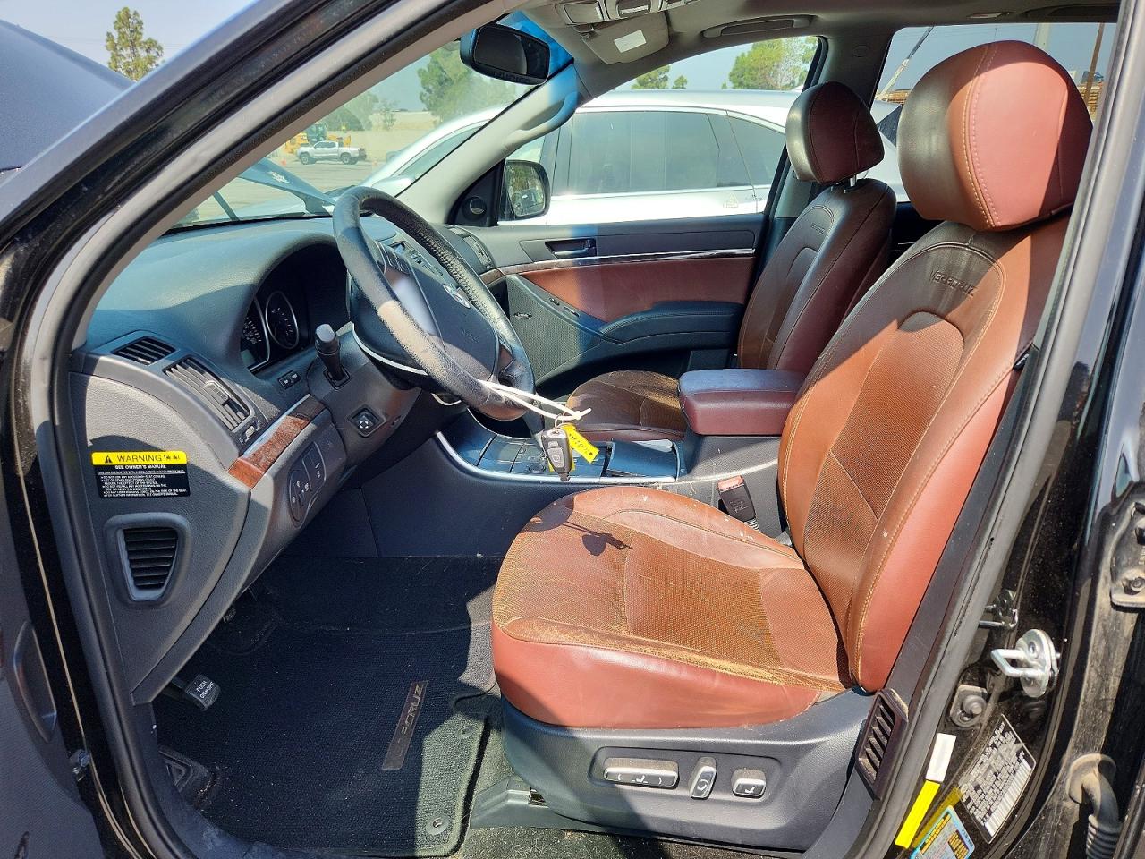 2012 Hyundai Veracruz Limited Черный vin: KM8NU4CC4CU200847