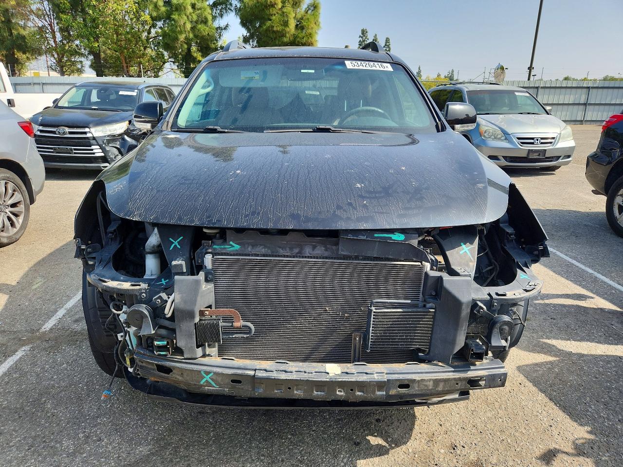 2012 Hyundai Veracruz Limited Черный vin: KM8NU4CC4CU200847