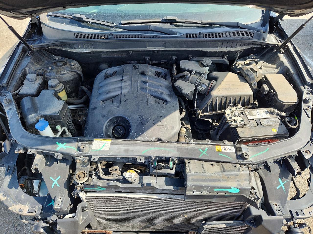 2012 Hyundai Veracruz Limited Черный vin: KM8NU4CC4CU200847