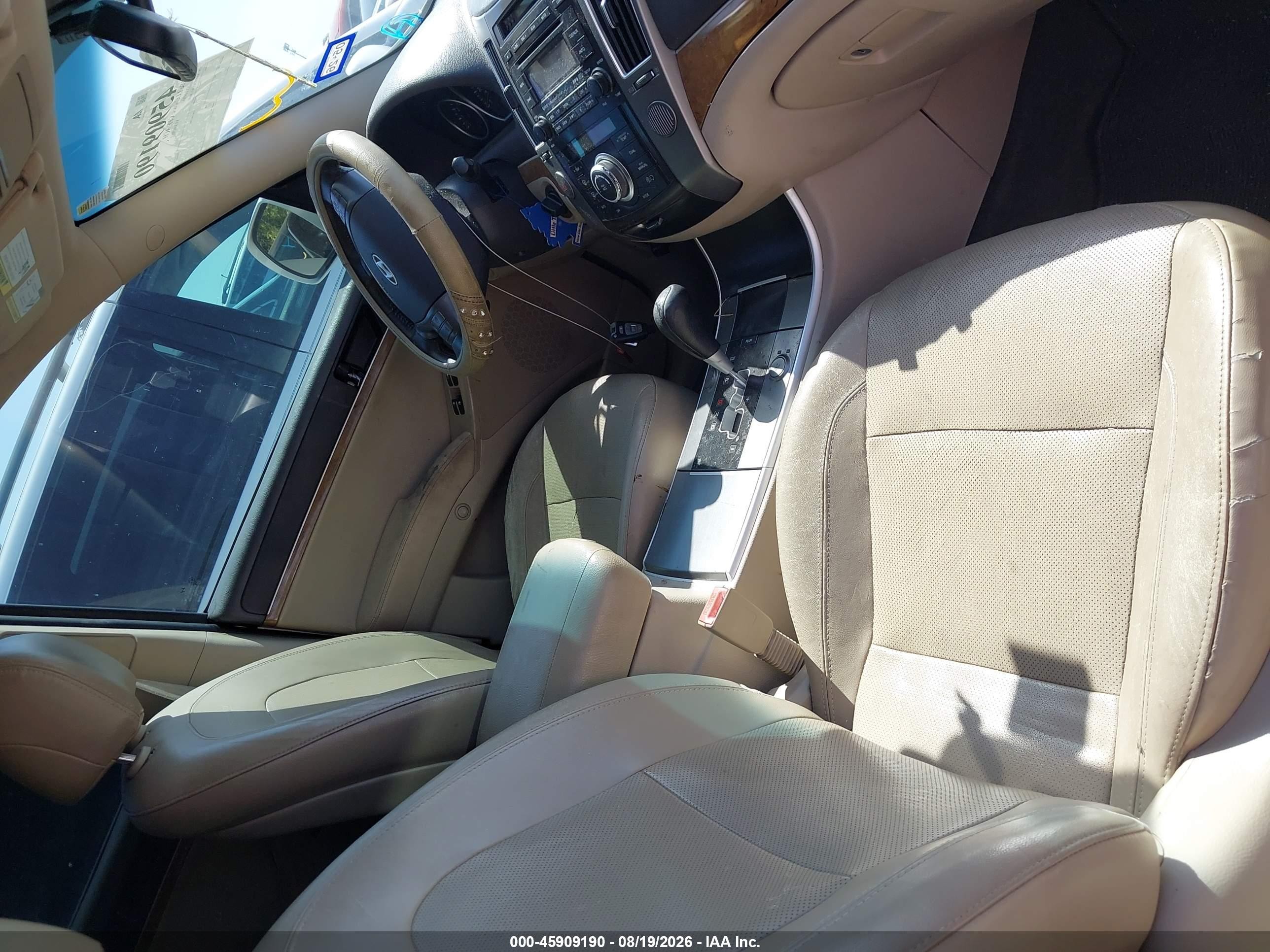 2012 Hyundai Veracruz Limited White vin: KM8NU4CC4CU204185