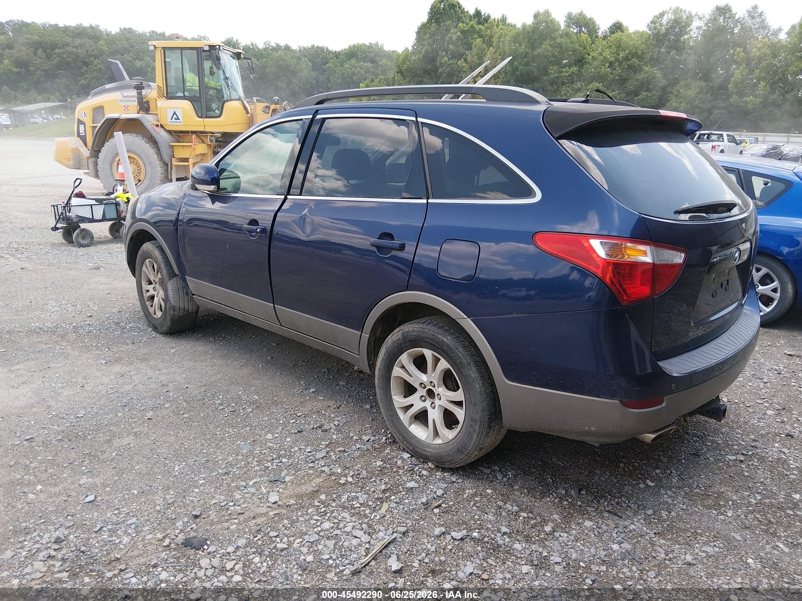 2011 Hyundai Veracruz Gls Blue vin: KM8NU4CC5BU145730