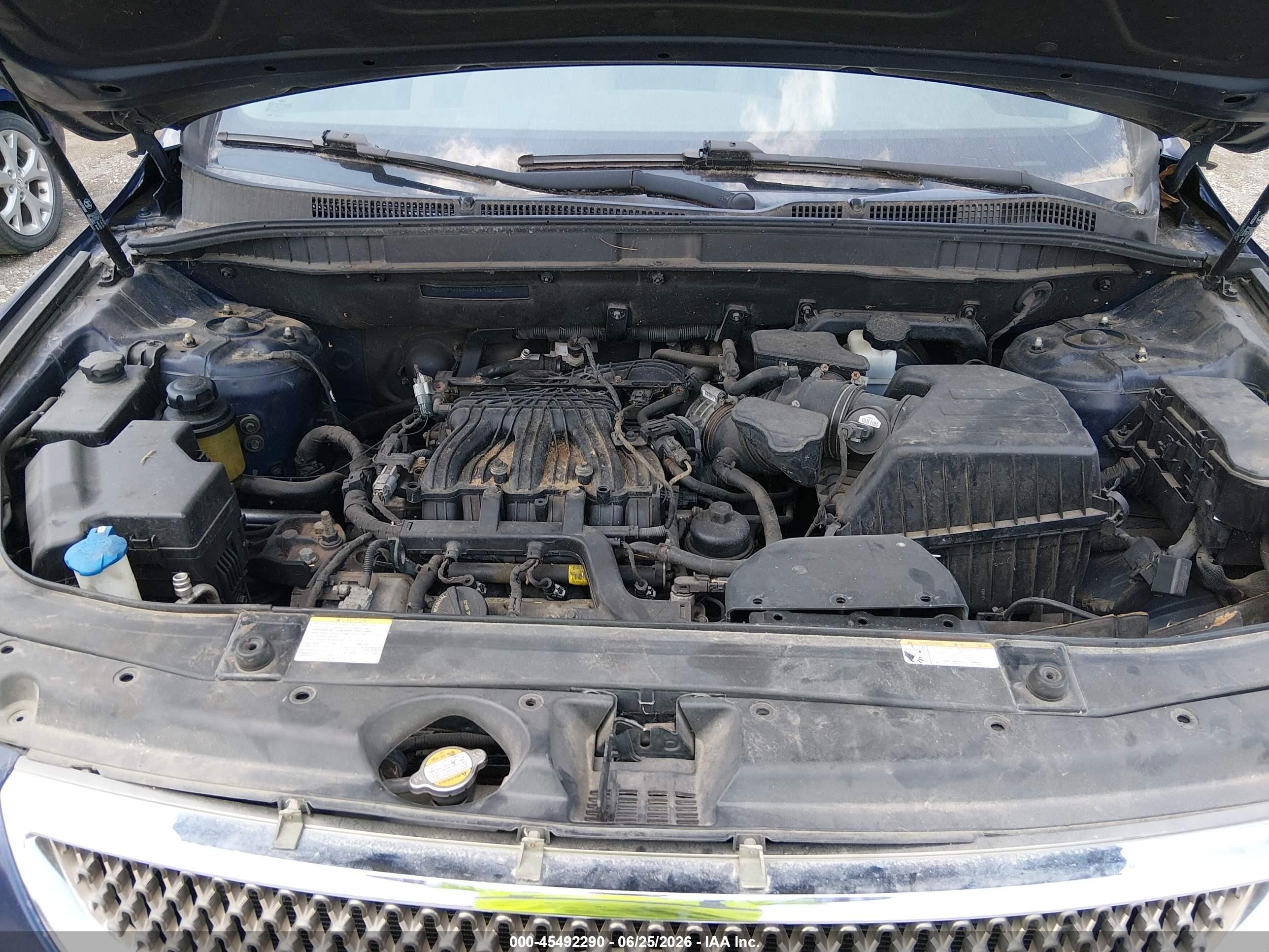 2011 Hyundai Veracruz Gls Blue vin: KM8NU4CC5BU145730