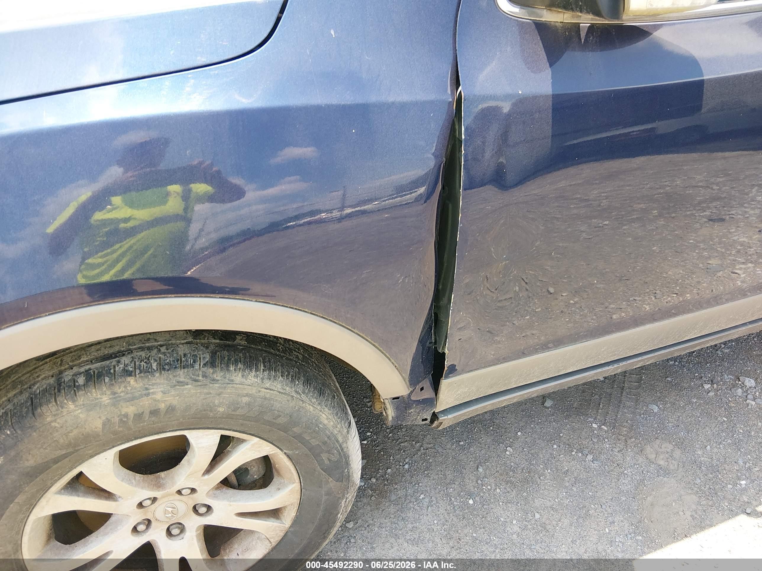 2011 Hyundai Veracruz Gls Blue vin: KM8NU4CC5BU145730