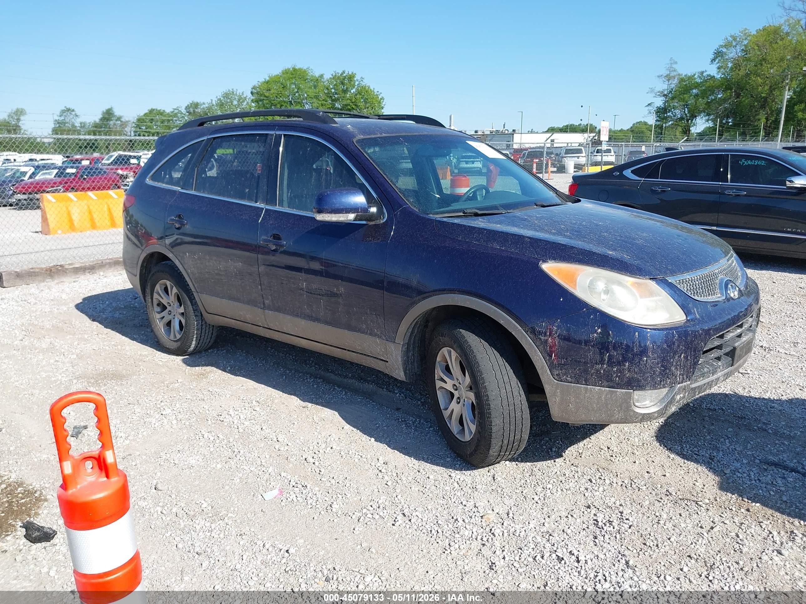2011 Hyundai Veracruz Gls Blue vin: KM8NU4CC5BU149289