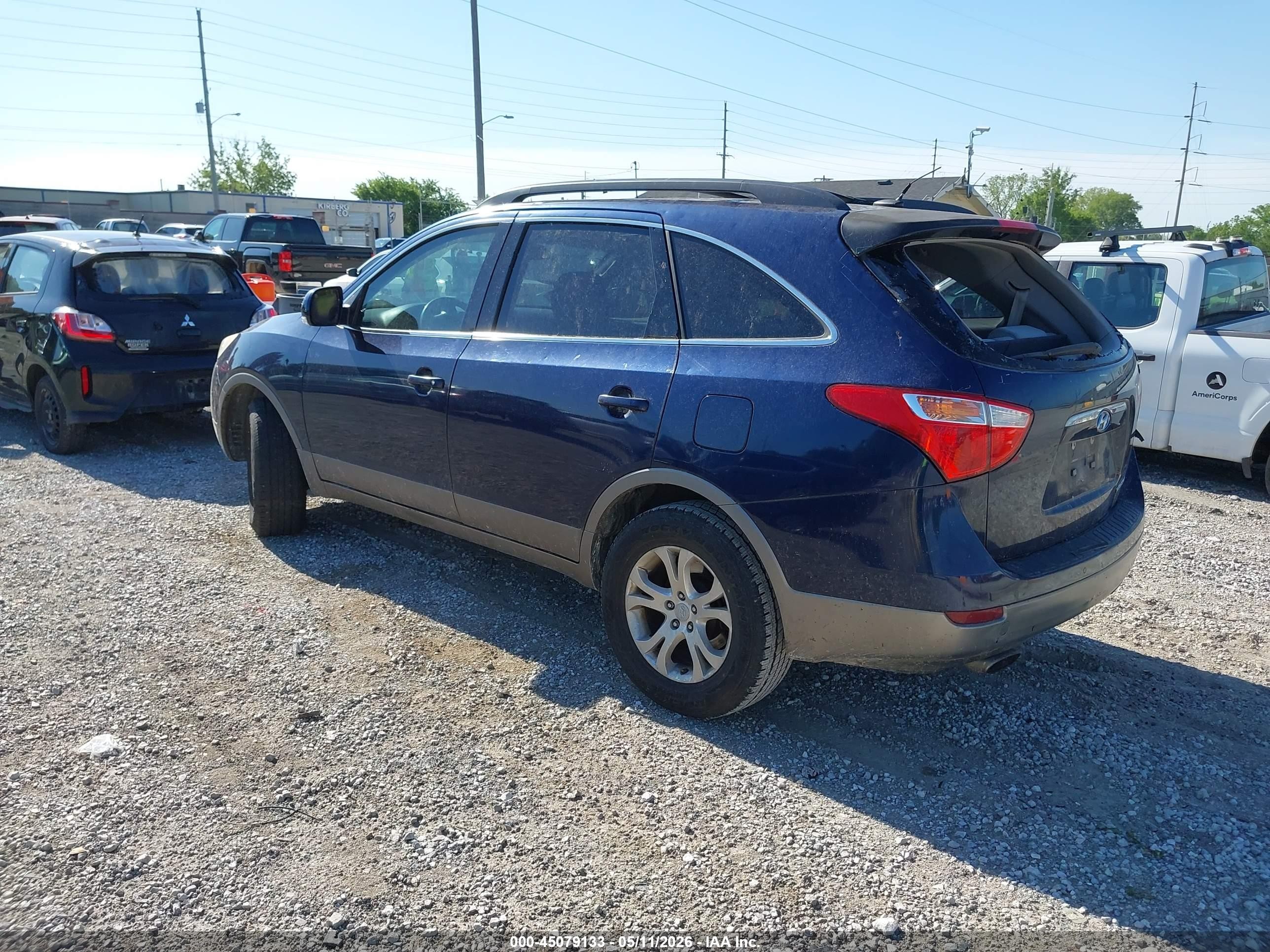 2011 Hyundai Veracruz Gls Blue vin: KM8NU4CC5BU149289
